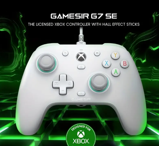 Controle Com Fio GameSir G7 SE Para Xbox Series X/S/Xbox One E Windows 10/11, Gamepad Plug