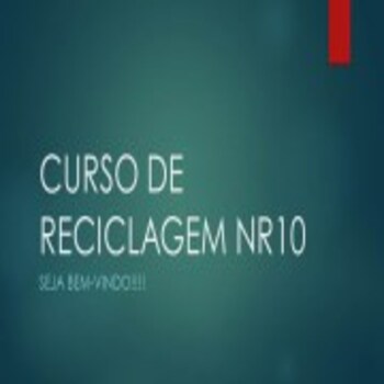 Curso de Reciclagem NR 10