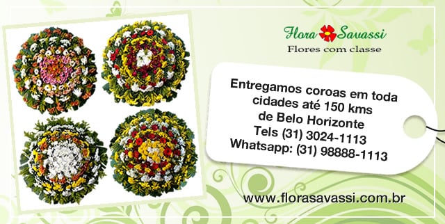 Coroa de flores Metropax Belo Horizonte, Coroa de flores Metropax em Contagem MG