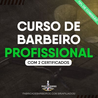 Curso de barbeiro Profissional:Aprenda a Ser um Ótimo barbeiro