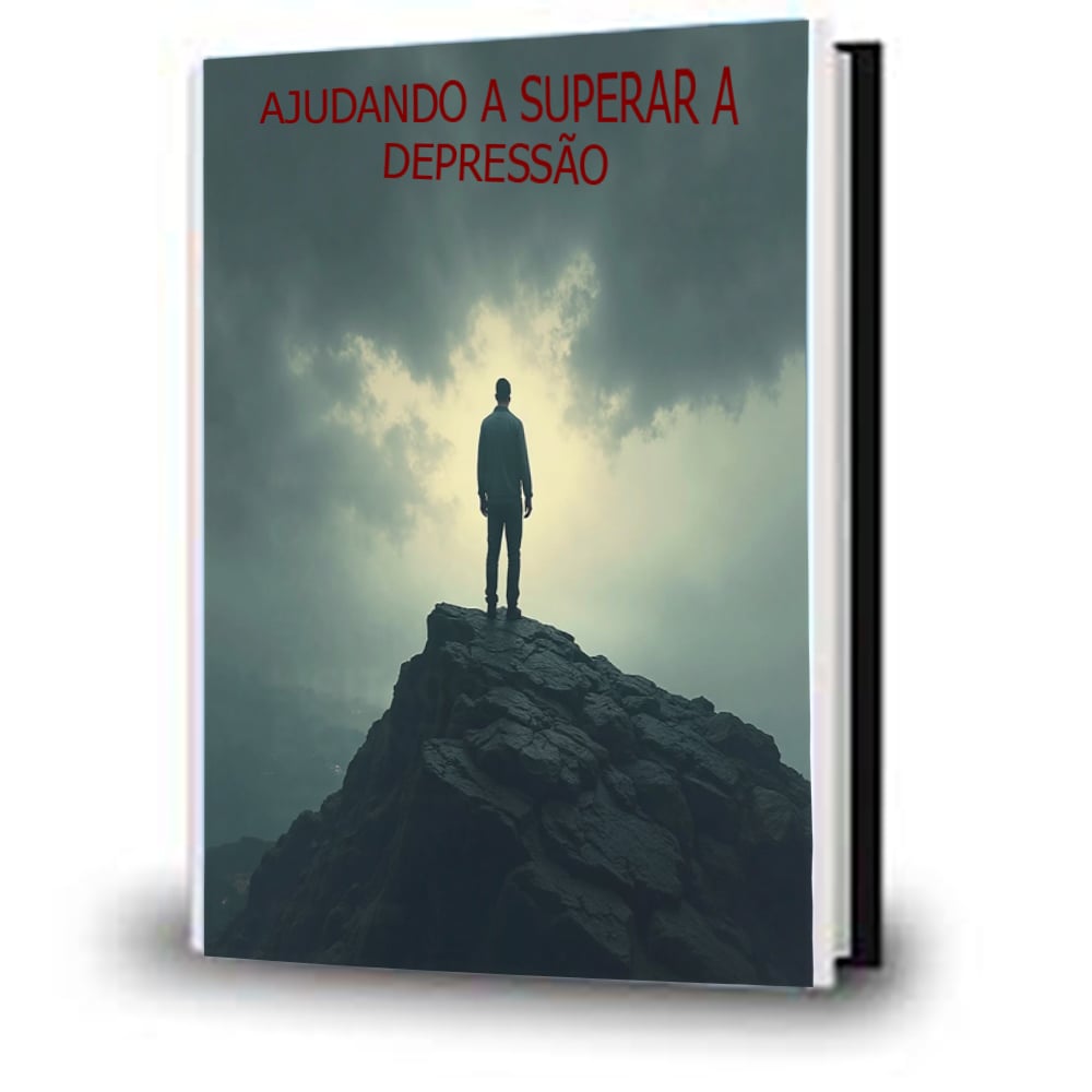 Este produto é um ebook que fala sobre a superação da depressão