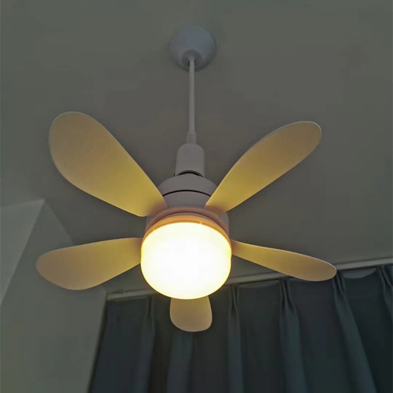 Ventilador de Teto Com Luz Para Pequenos Espaço