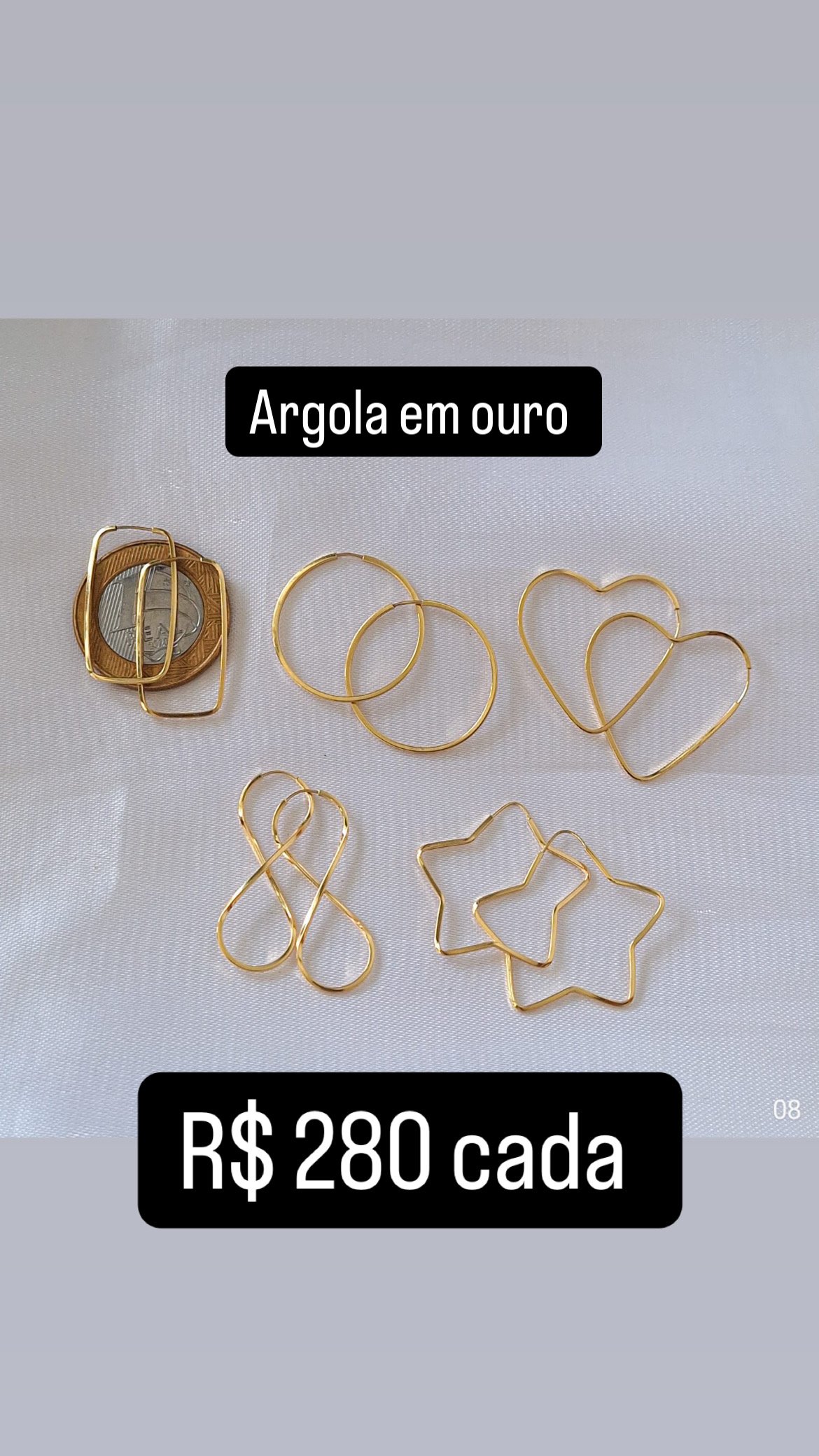 Argolas em Ouro 18k