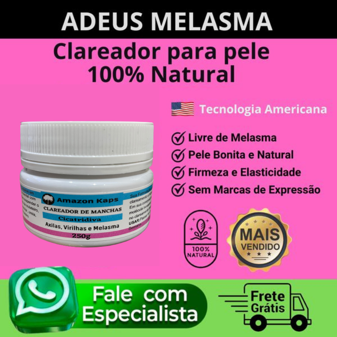 Clareador de Pele Cicatridiva 250 gr.