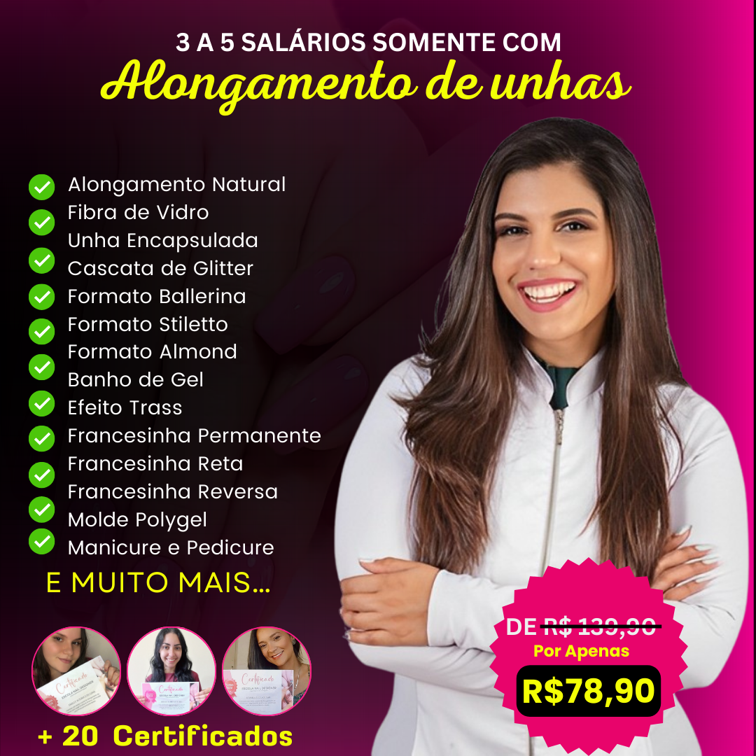 Curso De Alongamento De Unhas