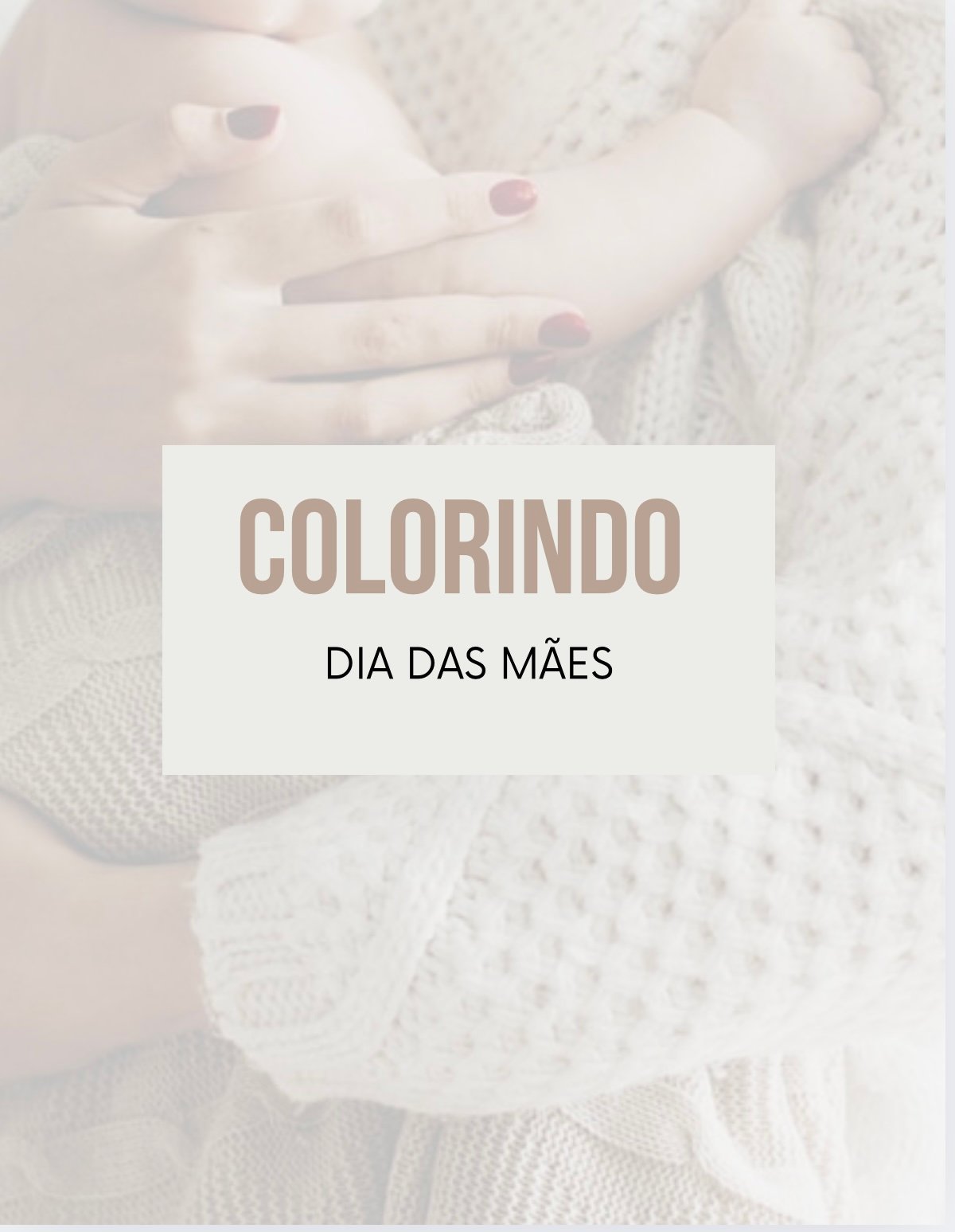 Livro de Colorir Dia das Mães