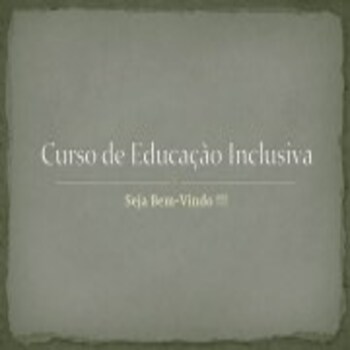 Curso de Educação Inclusiva