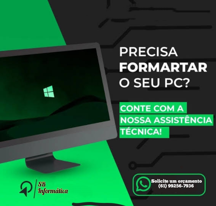 Formatação de computador e notebook