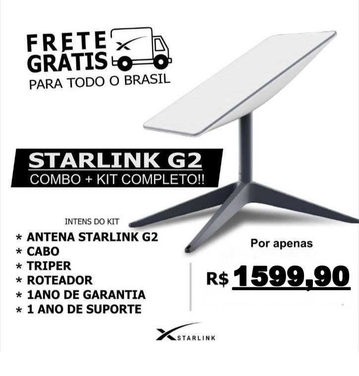 Antena Starlink 2° G Promoção