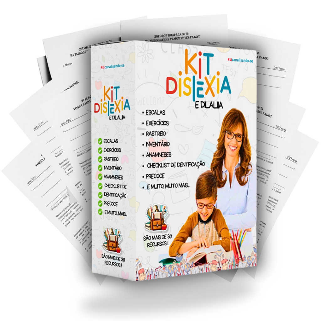 Kit eficaz para dislexia, dislalia, disortografia e discalculia