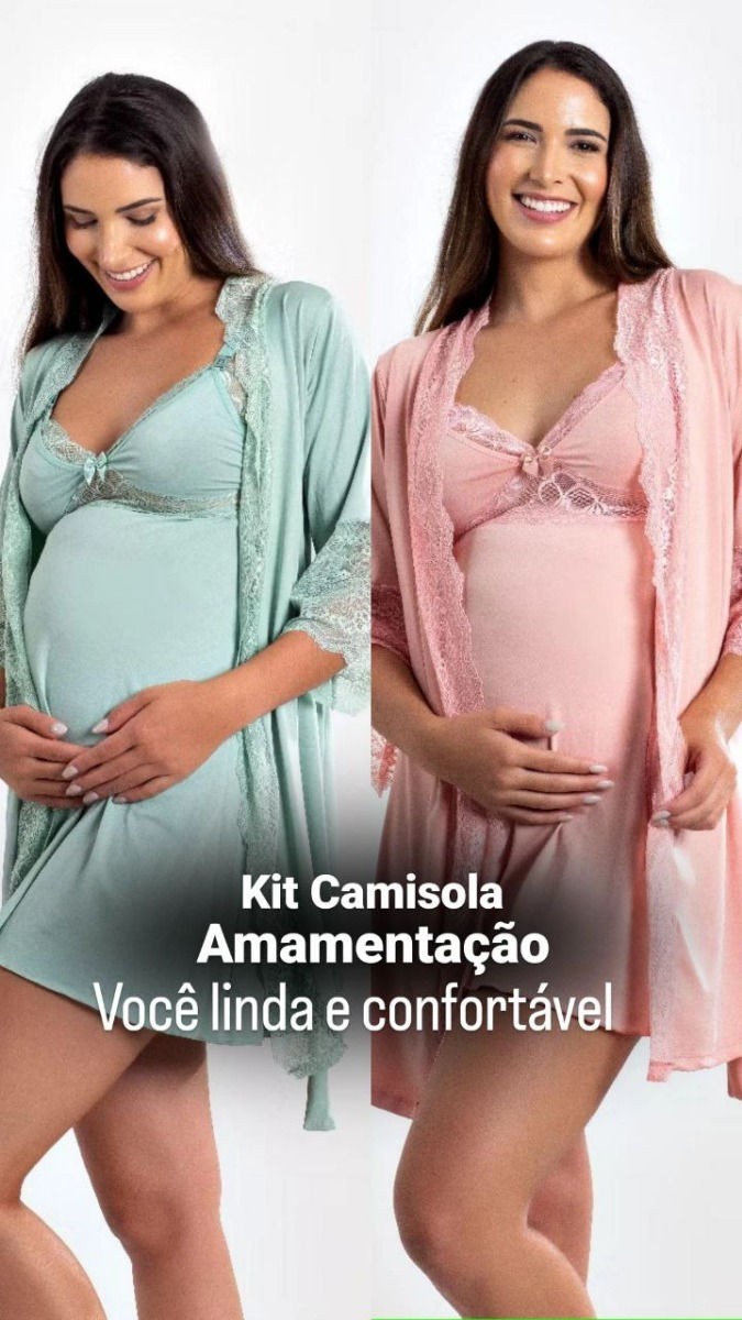 Kit Camisola de amamentação