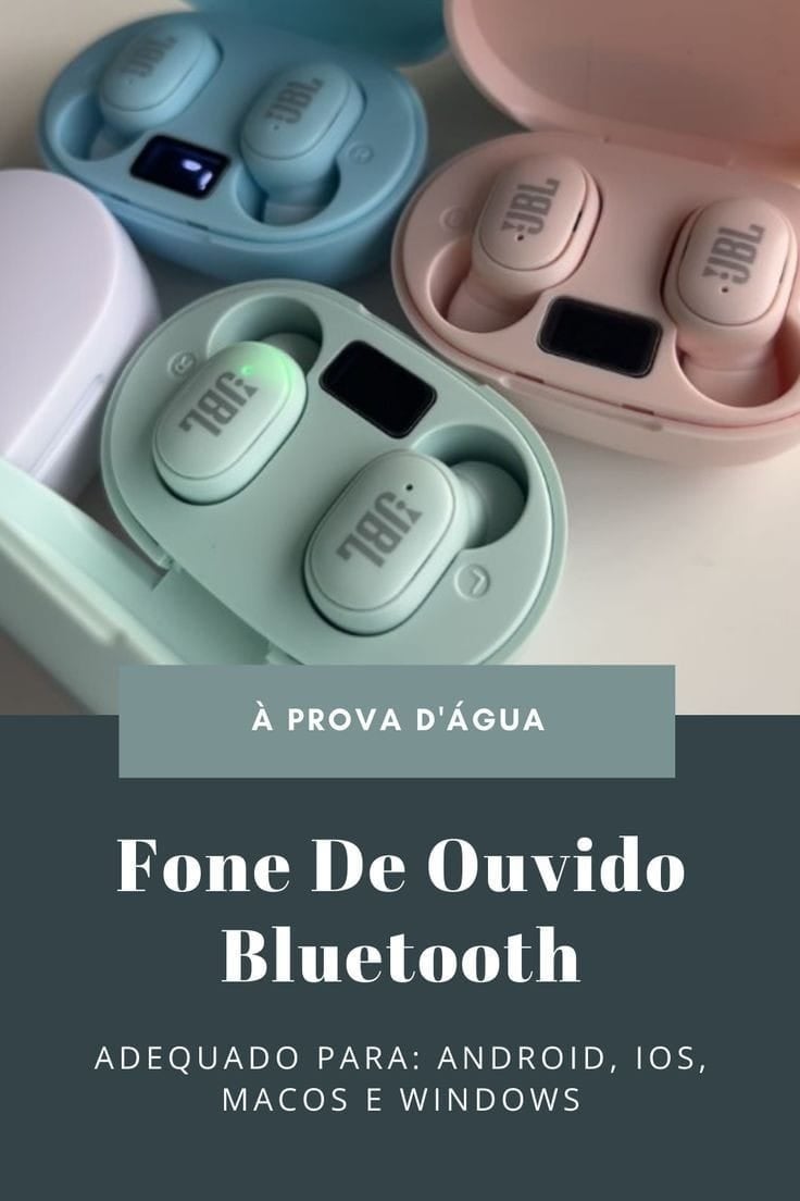 Fone de ouvido Bluetooth JBL