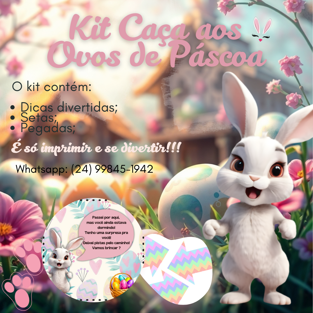 Kit Caça aos Ovos de Páscoa