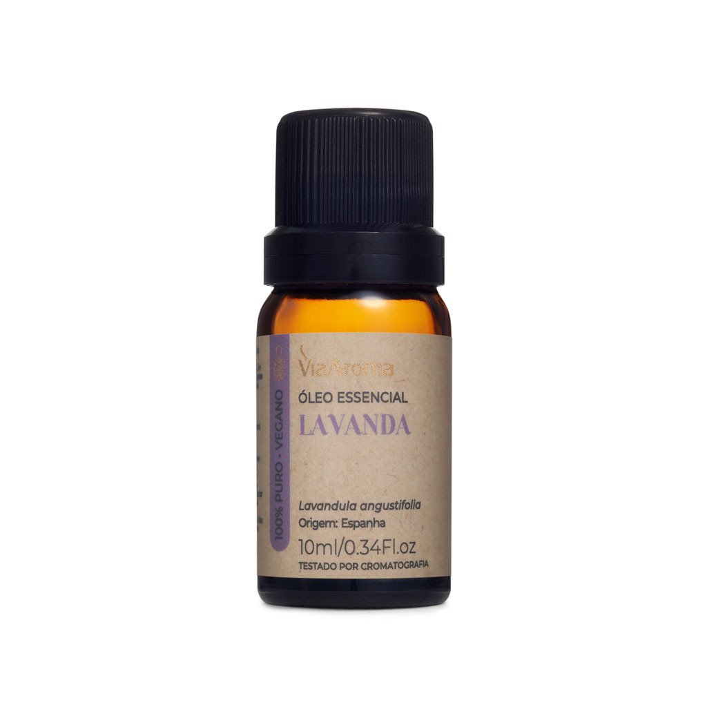 Óleo Essencial Lavanda Via Aroma 10ml - Lavandula Angustifolia