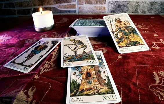 Leitura de cartas de tarot