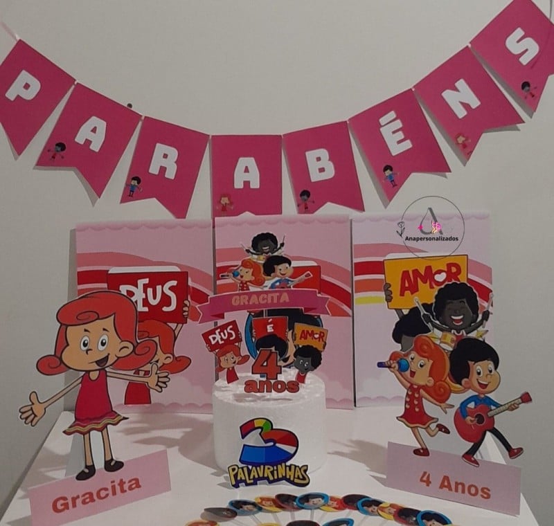 Kit festa personalizado 3...