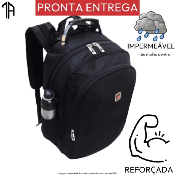 Mochila Multiuso Resistente e Espaçosa - Perfeita para Escola, Faculdade e Trabalho.