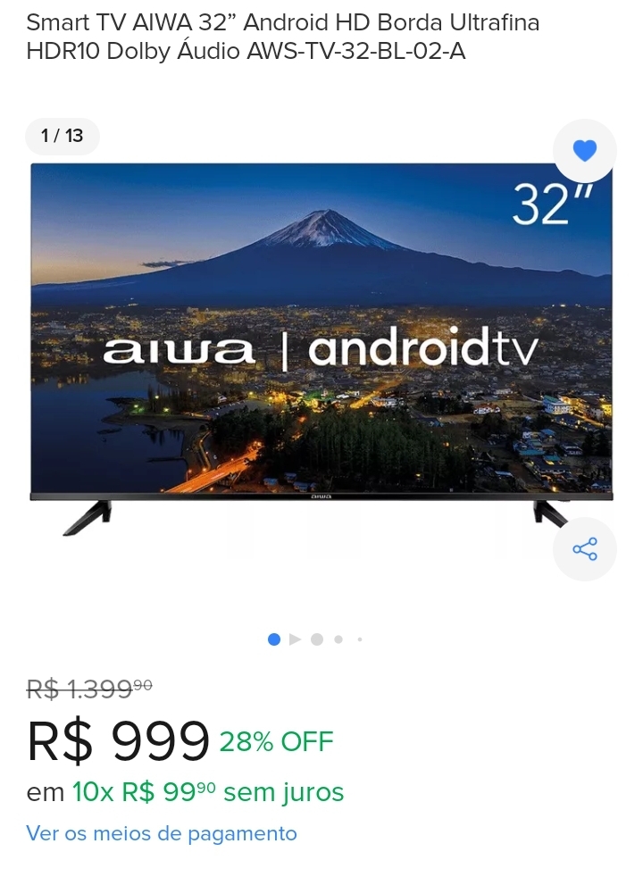 Smart TV AIWA 32