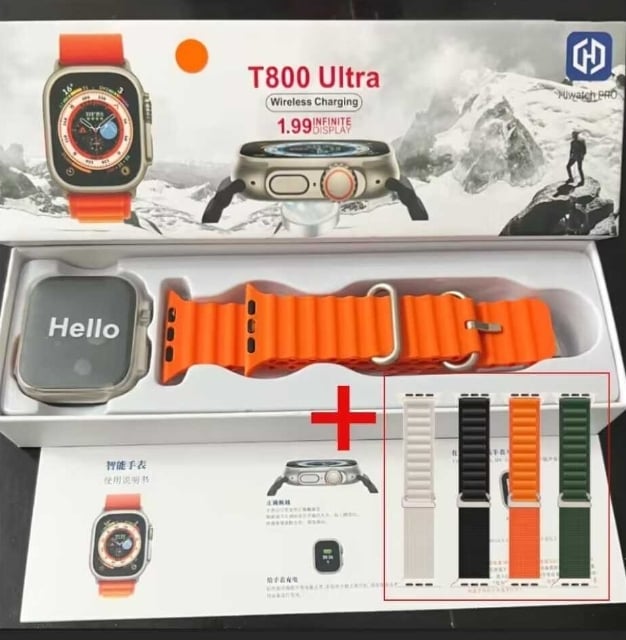 Nova série 8 relógio ultra smart watch esportivo sem fio à prova d'água T800