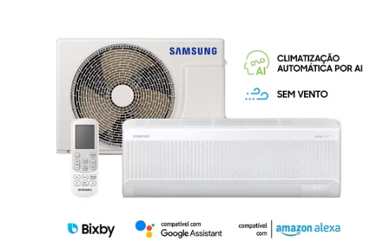 Samsung wind free 12 btus e na clima rio fone: 62991620043 wats chama!