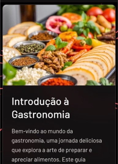 Introdução á Gastronomia