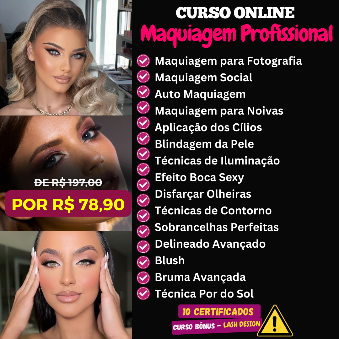 Curso de Maquiagem Profissional