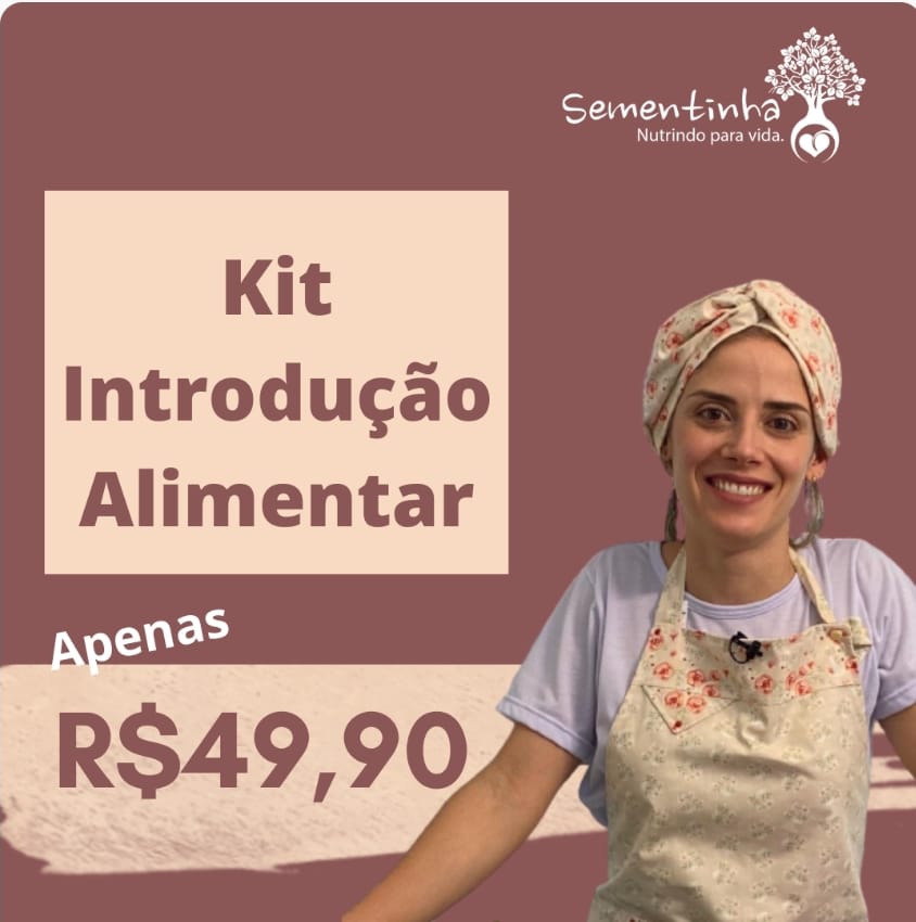 Kit introdução alimentar ''E-book do preparo dos alimentos +guia resumido da introdução a