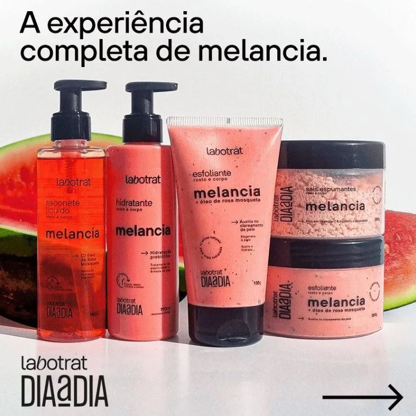 Kit Para um Banho Relaxante de Melancia