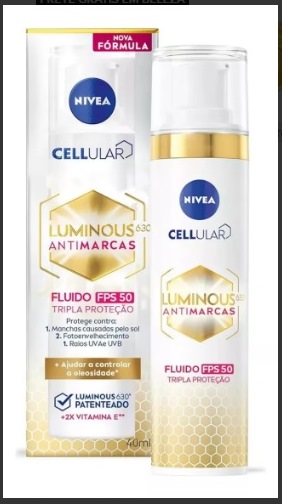 Creme Facial Nívea Cellular Luminous 630 Anti-manchas.