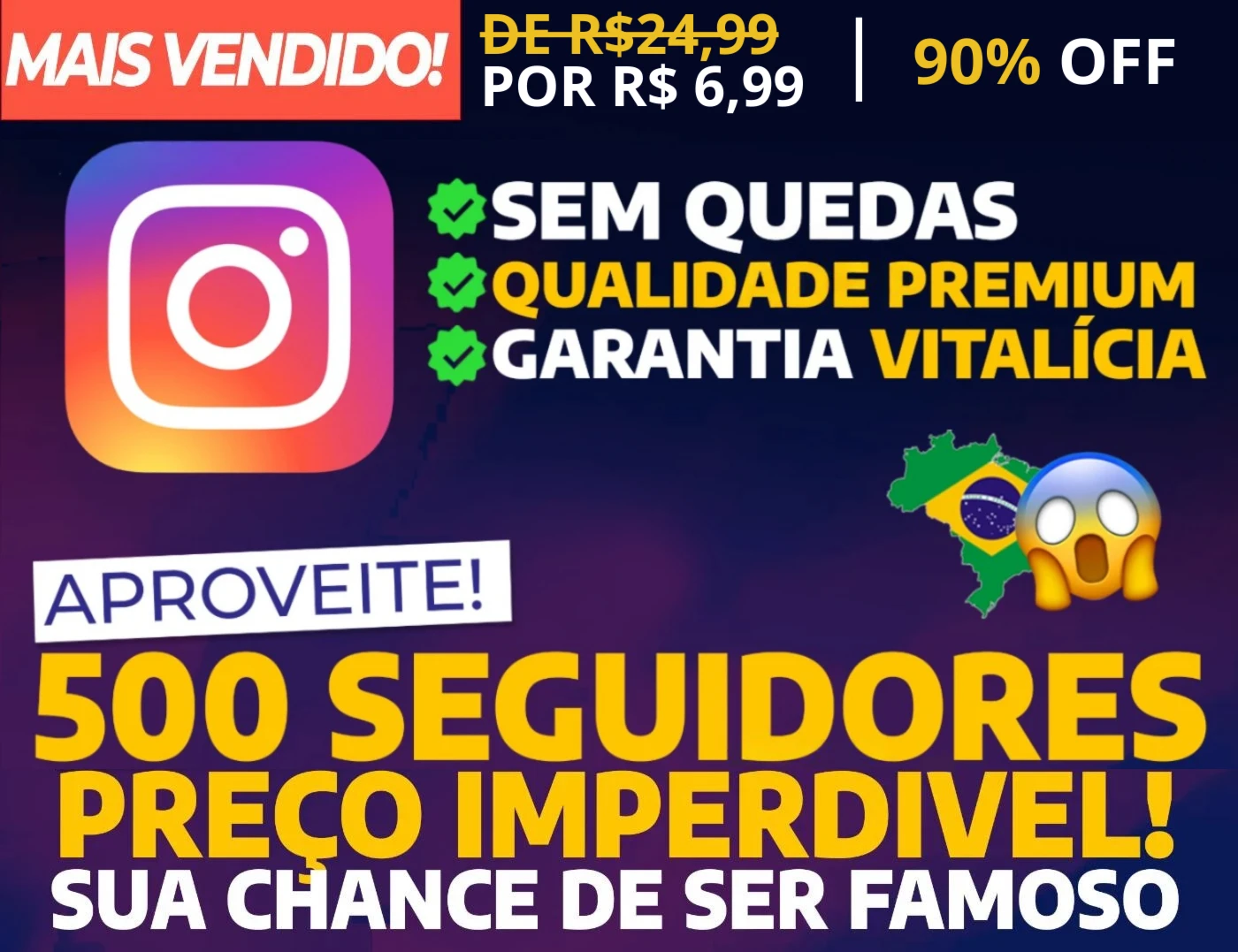 Seguidores para o Instagram