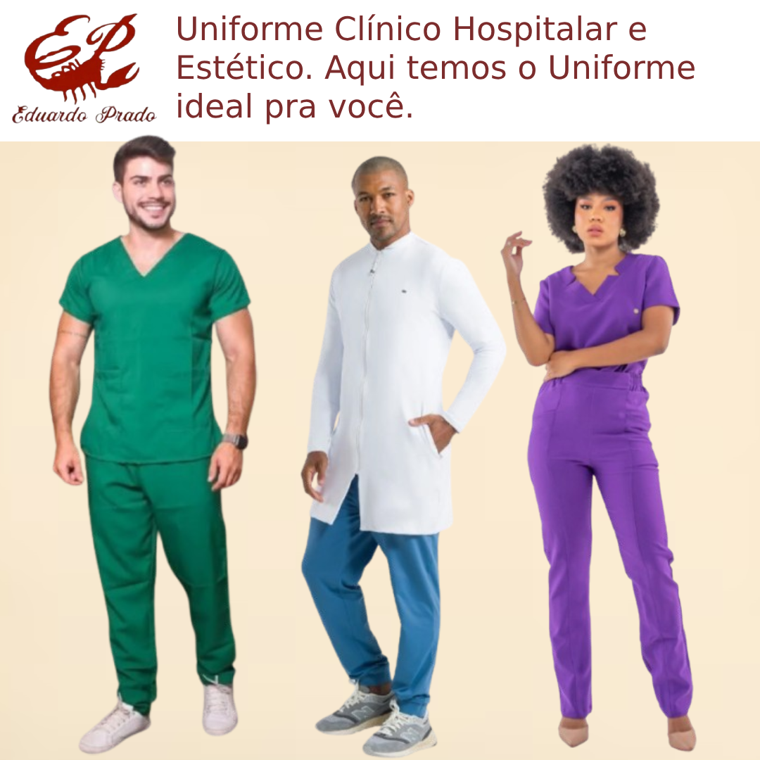 Uniforme Hospitalar Clínico e Estético