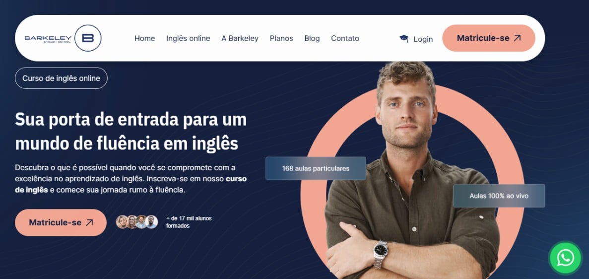 Curso de Inglês Semi-Intensivo 21 meses - aulas ao vivo