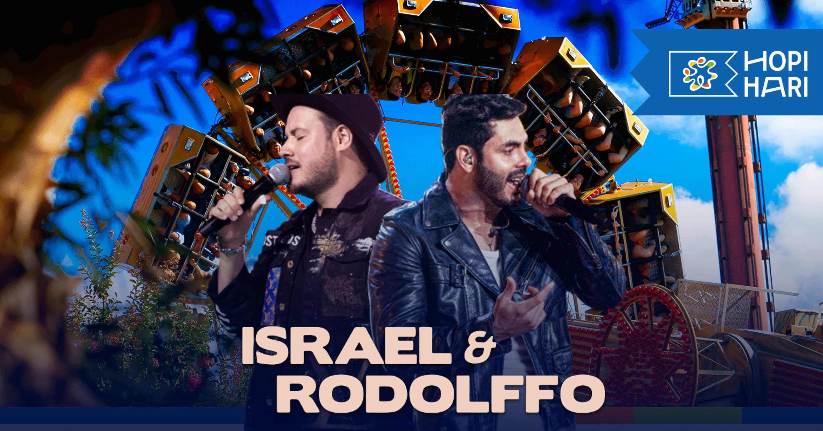 Excursão Hopi Hari + Show de Israel e Rodolffo - 24 de maio