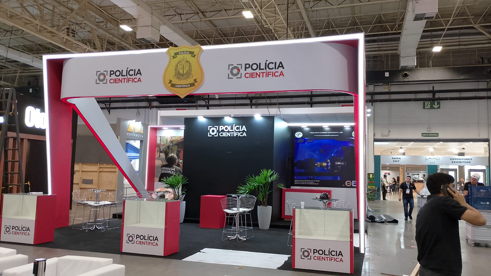 Montagem de stand, locação de backdrop boxtruss para festas e eventos