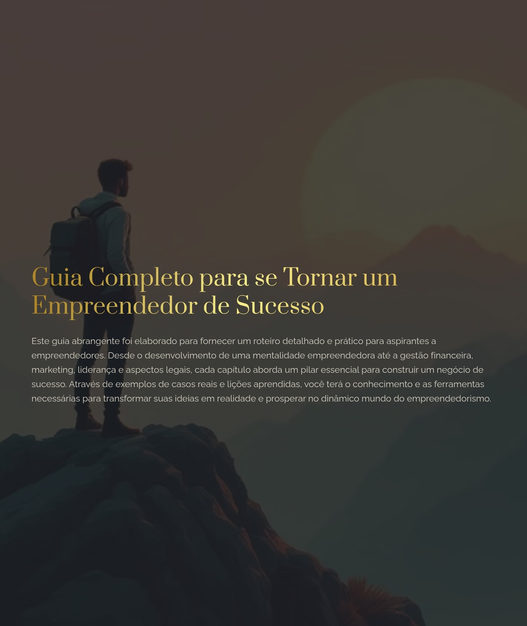 Ebook - Guia completo para se tornar um empreendedor de sucesso