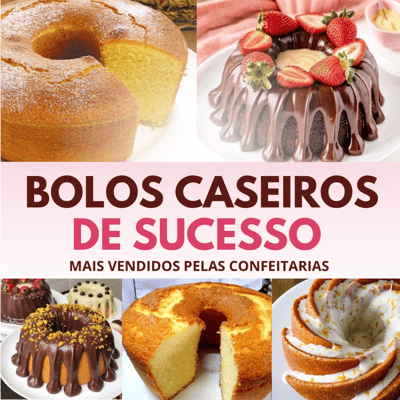 + de 500 receitas de bolos caseiros