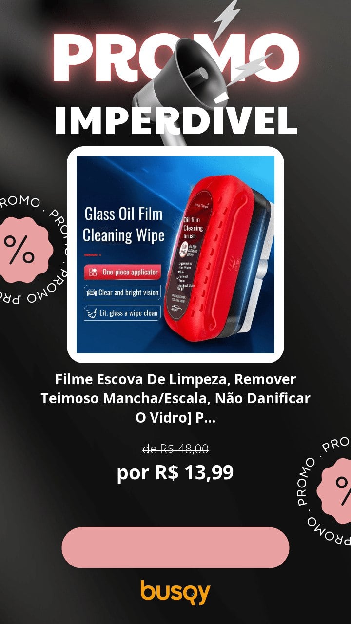 Filme Escova De Limpeza, Remover Teimoso Mancha/Escala, Não Danificar O Vidro] Poderoso Au