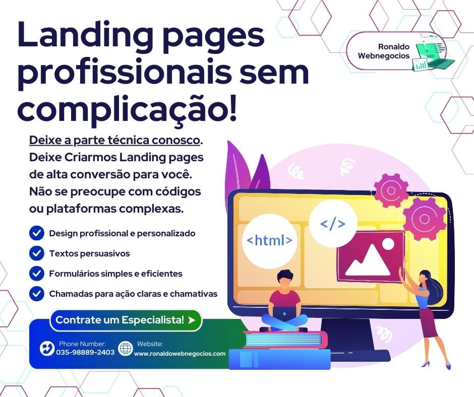 Adquira sua Landing Page Profissional!