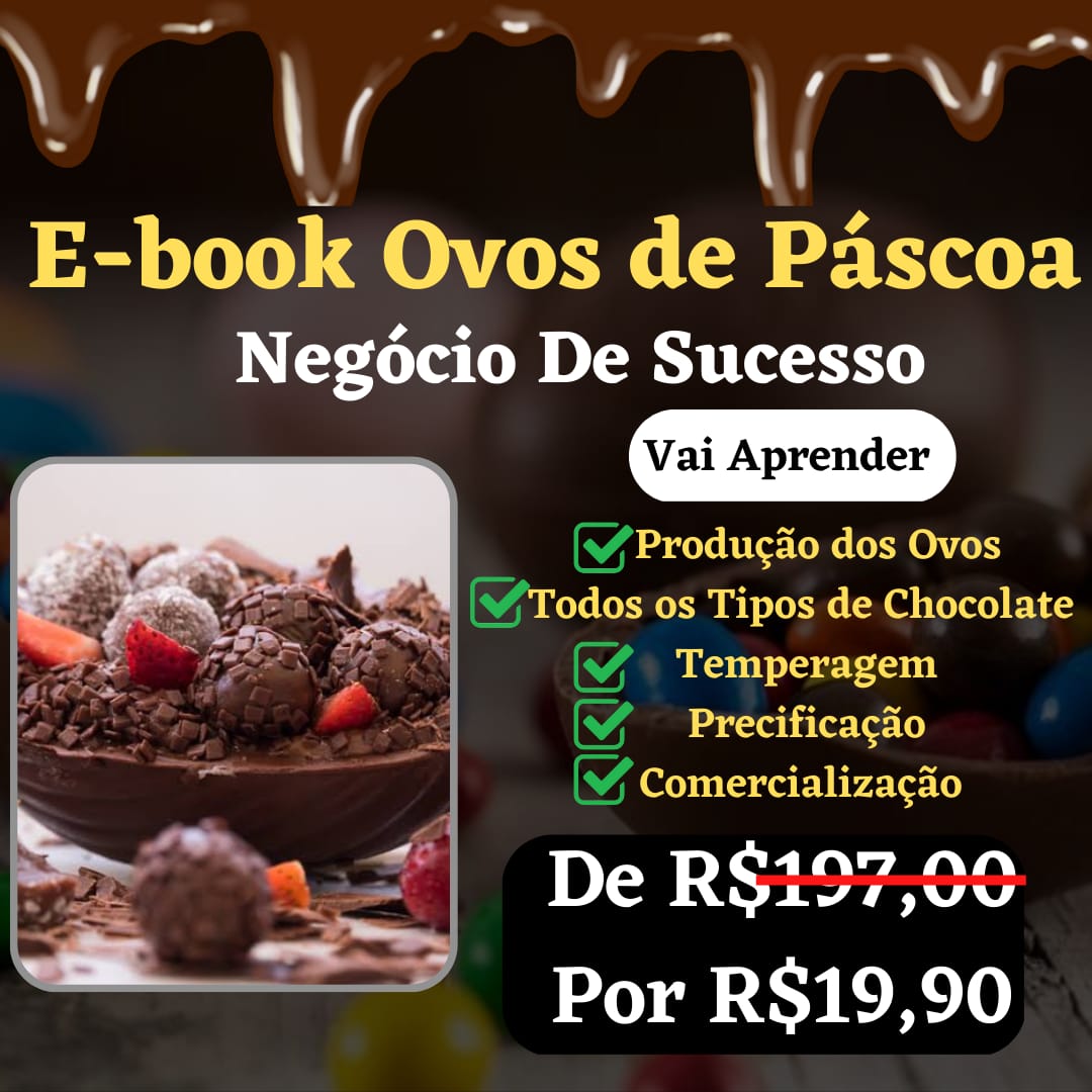 E-book aprender a fazer ovos de páscoa