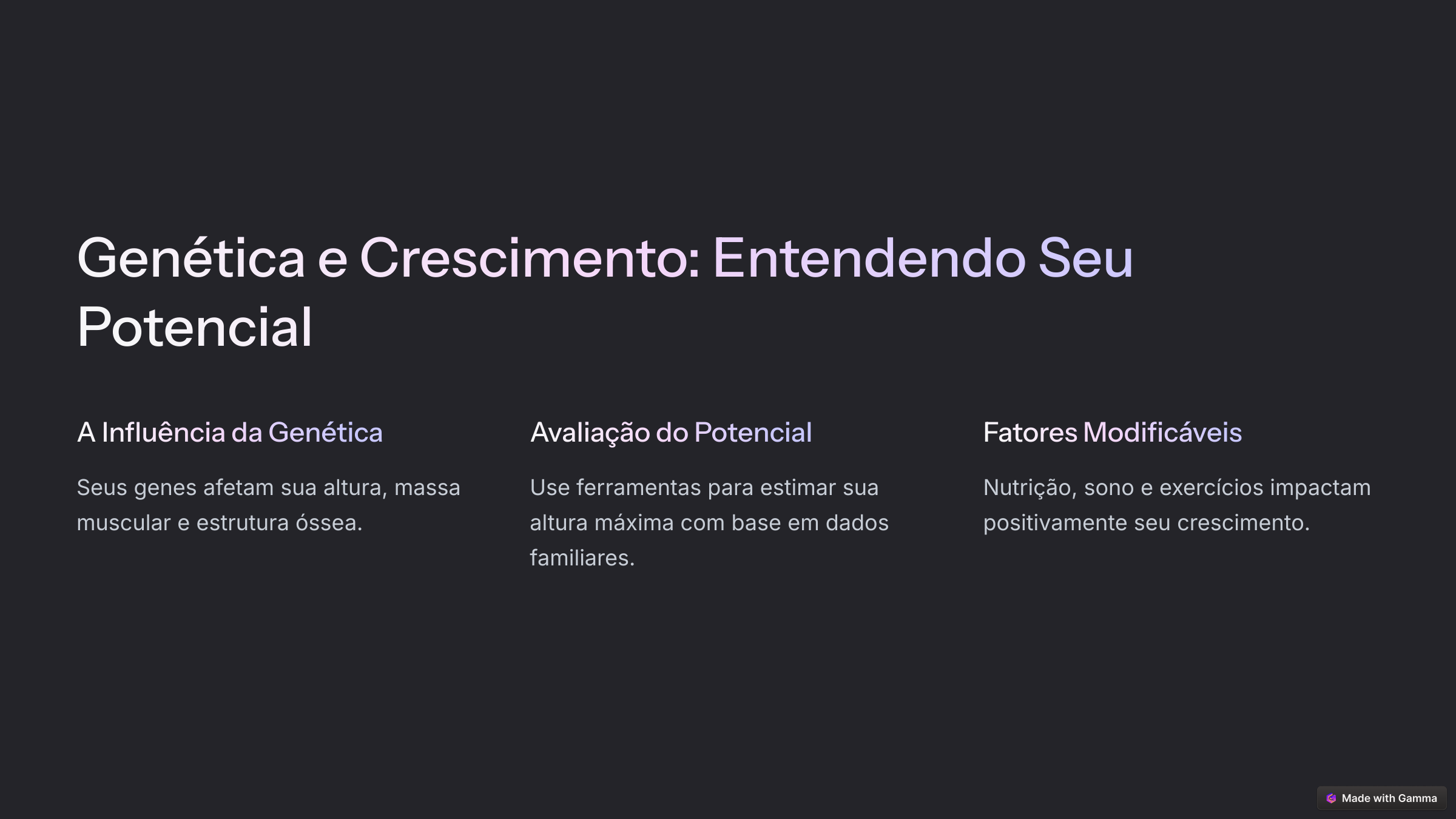 Crescimento Físico Natural, um e-book estrategicamente feito para você