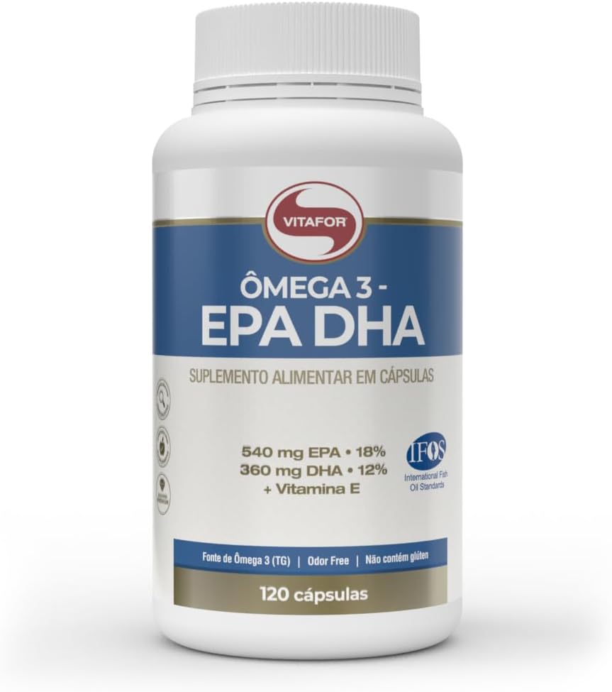 Vitafor - Ômega 3 EPA DHA - 120 Cápsulas