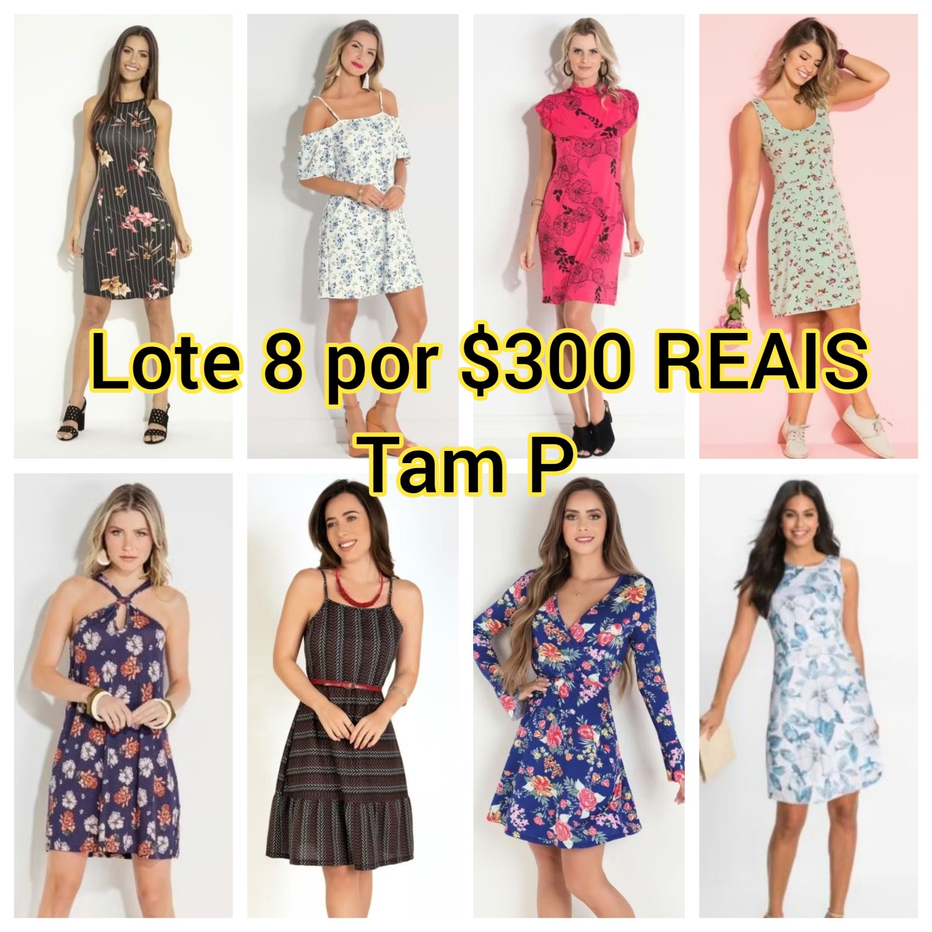 Lote 8 Vestidos.