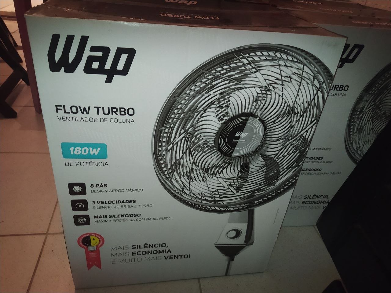 Ventilador Turbo wap 180w potencia